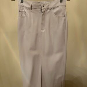 Zara Beige High-Waisted Skirt